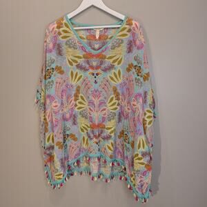Matilda Jane Coverup Swim Beach Travel Vacation Tassel Layer - Size M